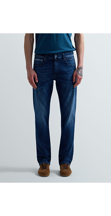 スリムストレートフィットGROVER Hyperflex Matrix ストレッチデニム